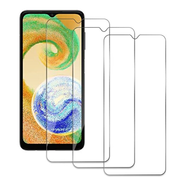 [3 Stück] Schutzfolie Kompatibel mit Samsung Galaxy A04s/A13 5G/4G, 9H Härte Panzerglas, Gehärtetes Glas Folie, Blasenfreie Anti-Kratzen Displayschutzfolie, Hohe Klar Displayschutz