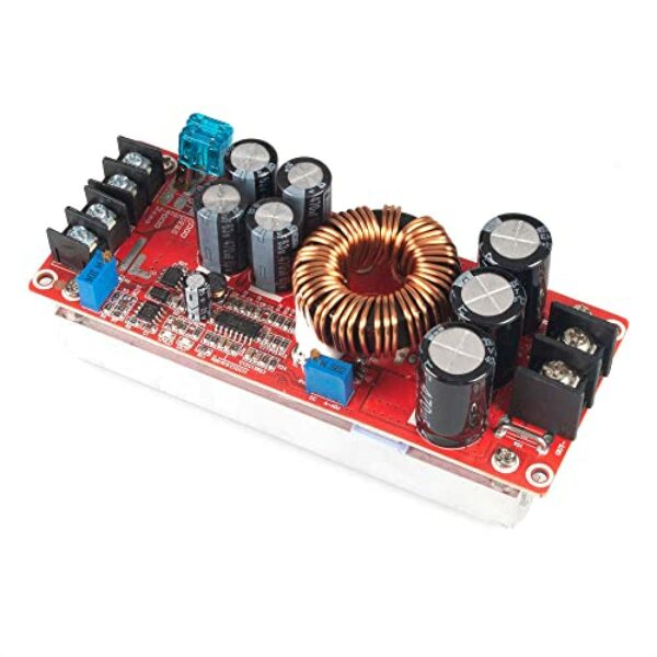 ANGEEK 1200W 20A DC Boost Power Modul, Eingang 8-60V Ausgang 12-83V Automotive Power Transformer Regulator