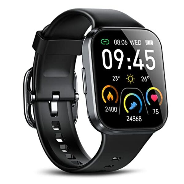 Aptkdoe Smartwatch, 1.69" Touch-Farbdisplay Fitness Tracker mit Pulsmesser Schlafmonitor, 25 Sportmodi IP68 Wasserdicht Smart Watch mit Schrittzähler/Kalorien, Sportuhr für Damen Herren iOS Android