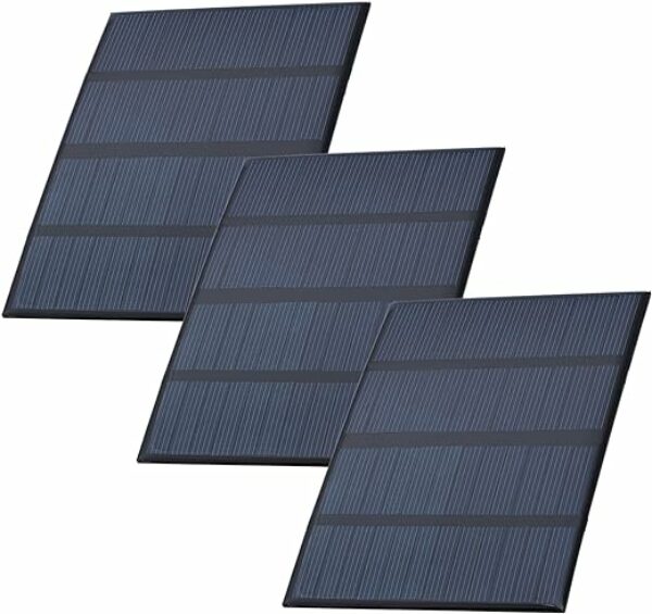 AZDelivery Kit Module Kit Polysilizium Mini Solarpanel 5V 1,5W Small Solar Panel Portable Cell System zum Laden von Batterien, Handys in wasserdichtem Harz gekapselt