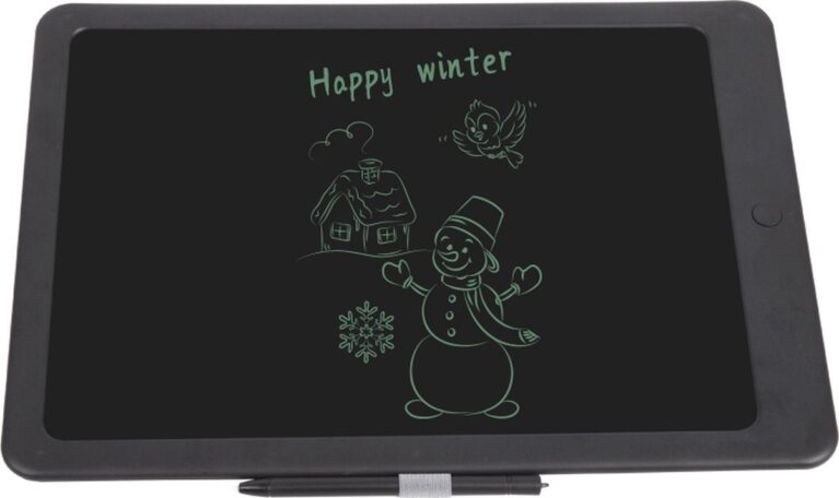 Denver Zeichentablett mit 14-Zoll-LCD-Bildschirm - 50.000x löschbar - Magische Zeichentafel - LWT14510 - Schwarz