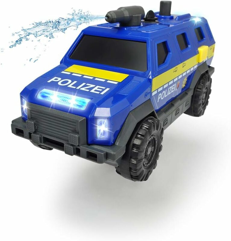 Dickie Toys Special Forces, Spezialeinheit, SUV, Truck, Polizeiauto mit Funktionen, Sondereinheit, 1:32