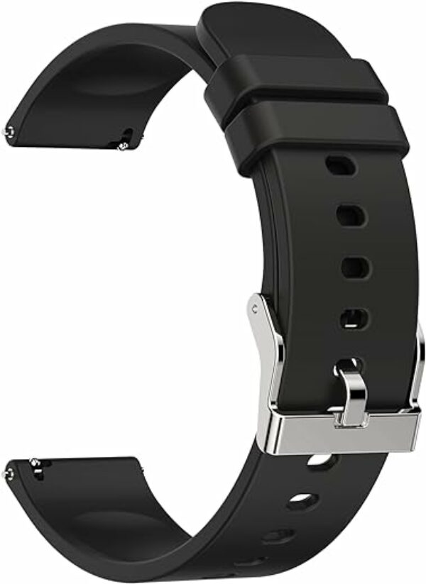 Donerton Silikon-Ersatzarmbänder, 20mm 22mm verstellbare Armband-Armbänder aus weichem Silikon Smartwatch-Ersatzarmband Kompatibel für P22 P32 P36 P40 P66 Smart Watch