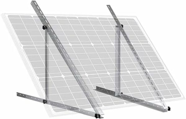 ECO-WORTHY 41" (104cm) Solarmodul Halterung mit Einstellbarem Winkel, Solarpanel Halterung für Boot, Wohnmobil, Dach, Off-Grid-System (41-Zoll-Länge)