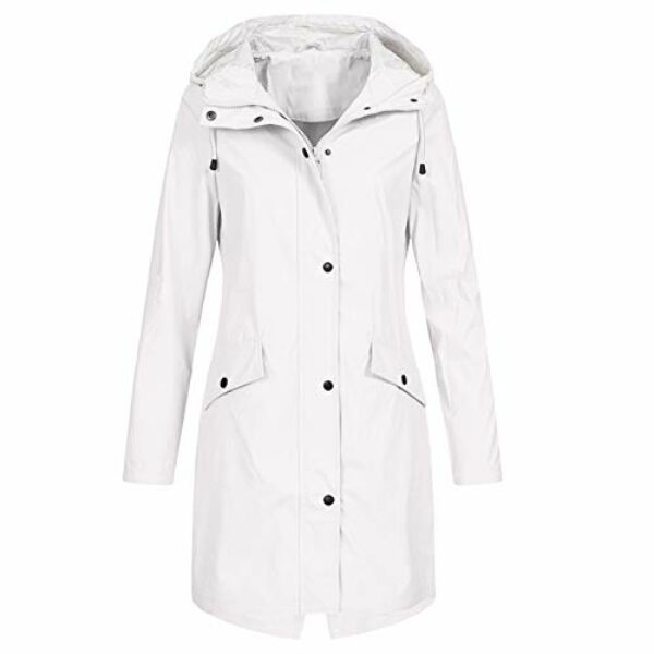 Fancy Winterjacke Damen Mantel mit Kapuze Plus Samt Warme Wintermantel Lange Jacke Winter Coat Schlanke Outwear Kapuzenjacke Winterparka Steppjacke Outdoor Winterjacke