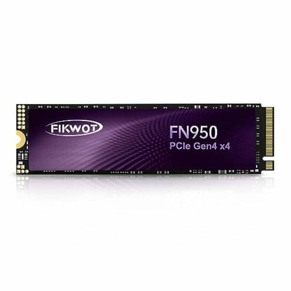 Fikwot FN950 1TB M.2 PCIe Gen4 Internes Solid State Drive mit Graphene Kühlaufkleber - Bis zu 5000 MB/s, Dynamischer SLC Cache, Kompatibel mit Laptops und PC Desktops