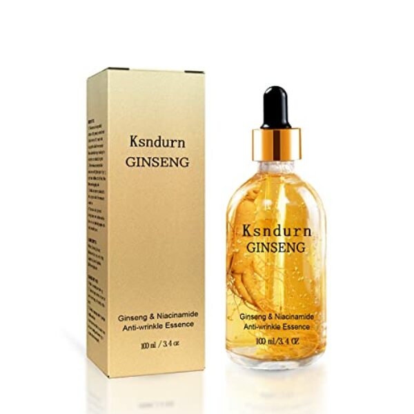 Ginseng Polypeptide Anti-Ageing Essence, Ksndurn Ginseng Anti-Aging Serum 1 Stück - zur Straffung Schlaffer Haut und zur Reduzierung von Fältchen