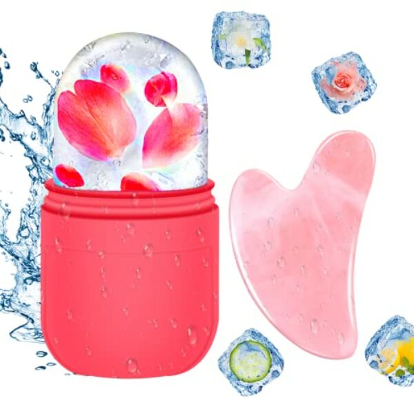 Ice Face Roller Gua Sha Eisroller Gesicht Eiswürfelform Gesichtsmassagegerät Skin Care Tools Beauty Produkte Gesicht Auge Körper Massage Massagegerät Anti-Aging Falten Geschenke für Frauen