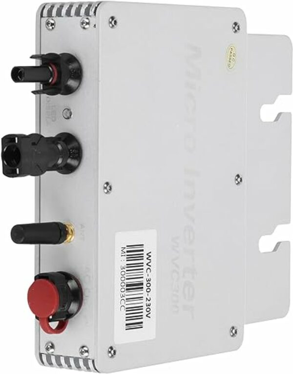 KAKAKE Mikro-Wechselrichter, Solar Grid Tie Micro Inverter Waterproof mit APP-Überwachung für Mobiltelefone für Lithiumbatterien für Solarstromerzeugungssysteme(230V)