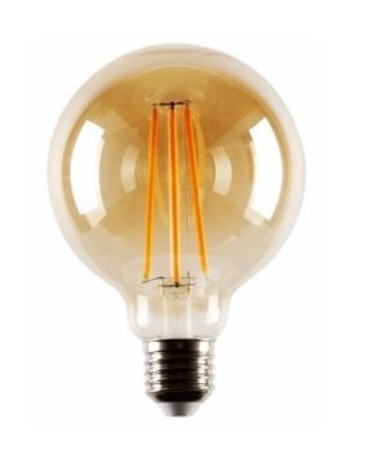 LED-Lampe Ø 80 mm A+ Glühfaden 4W/E27 300lm 1800K MAX