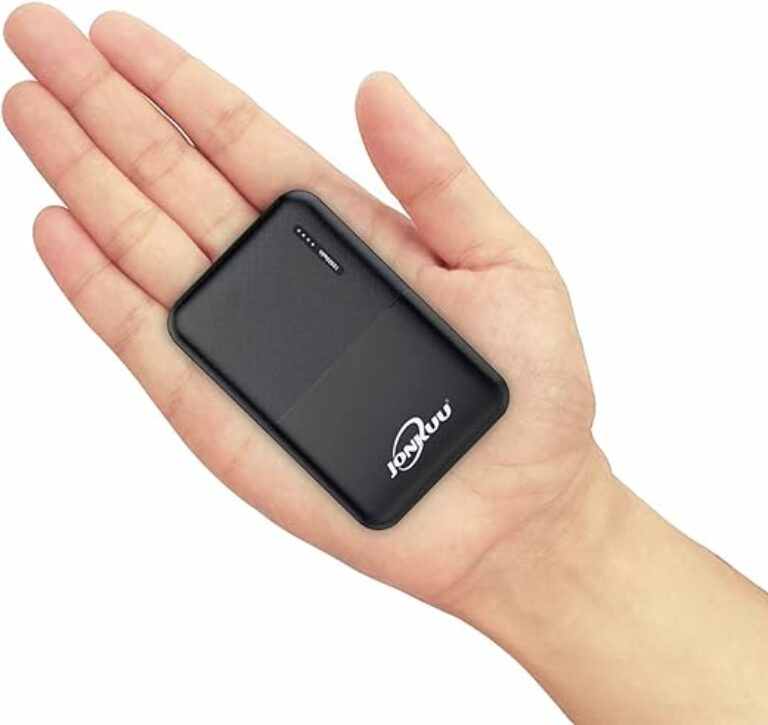 Mini-Externer Akku, 10.000 mAh, tragbares Ladegerät für Handy, Zwei Ports, hohe Geschwindigkeit, 2,4 A, Powerpack kompatibel mit Huawei iPhone iPad Samsung Galaxy Nintendo Switch und Tablets