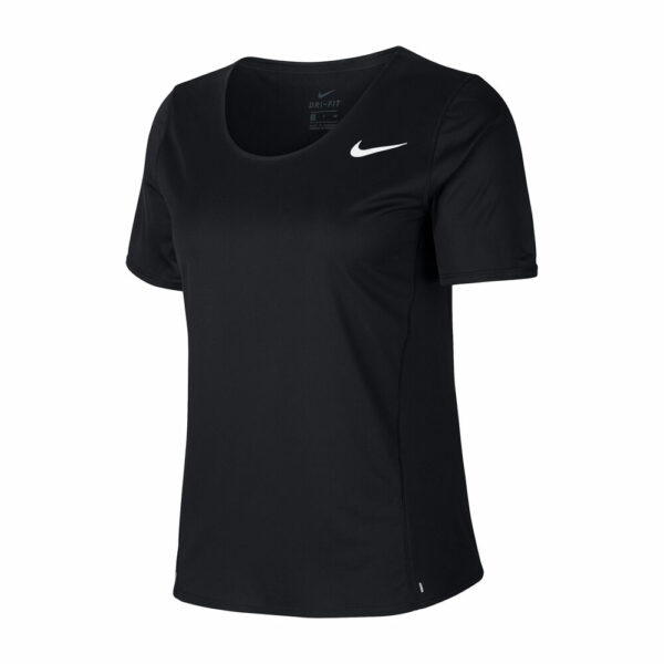 Nike City Sleek T-Shirt Damen - Schwarz, Silber, Größe L