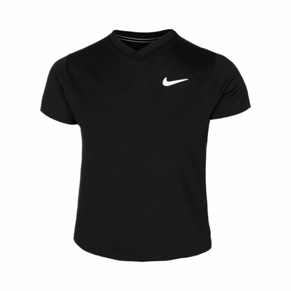 Nike Court Victory Dri-Fit Victory T-Shirt Jungen - Schwarz, Weiß, Größe L