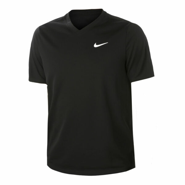 Nike Court Victory Dry T-Shirt Herren - Schwarz, Größe M