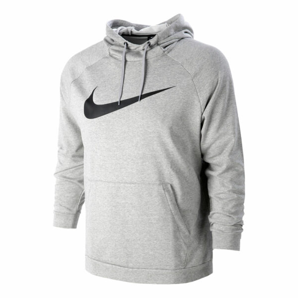 Nike Dri-Fit Hoody Herren - Hellgrau, Schwarz, Größe L