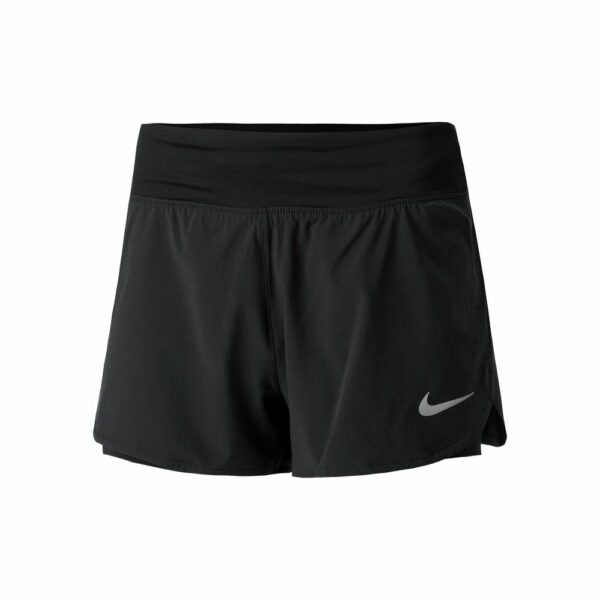 Nike Eclipse 2in1 Shorts Damen - Schwarz, Silber, Größe L