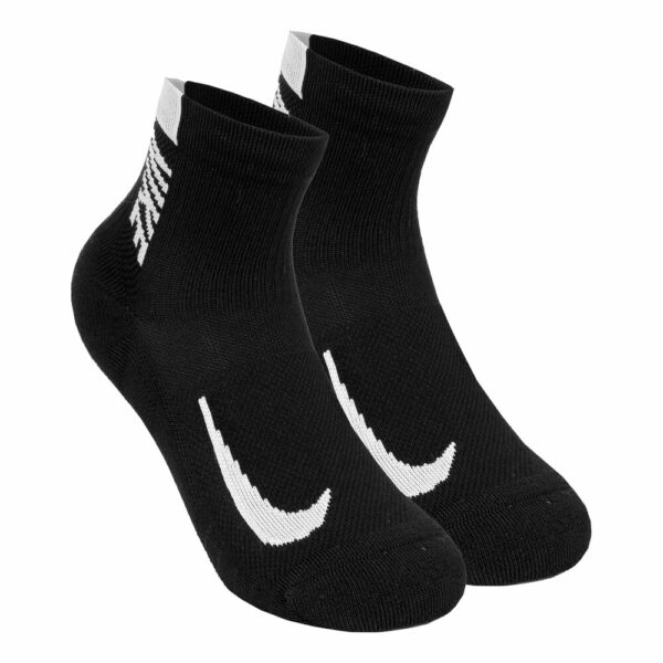 Nike Multiplier Sportsocken 2er Pack - Schwarz, Weiß, Größe 46-50