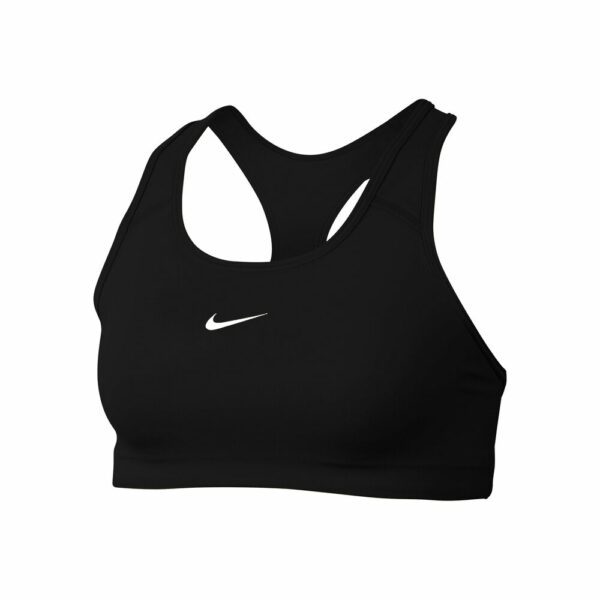 Nike Padded Sports Sport-BH Damen - Schwarz, Weiß, Größe XS