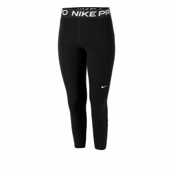 Nike Pro 365 3/4 Tight Damen - Schwarz, Weiß, Größe L