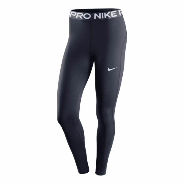 Nike Pro 365 Tight Damen - Dunkelblau, Weiß, Größe L