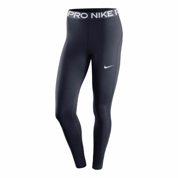 Nike Pro 365 Tight Damen - Dunkelblau, Weiß, Größe XL