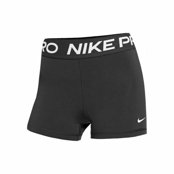 Nike Pro 3in Shorts Damen - Schwarz, Weiß, Größe XL