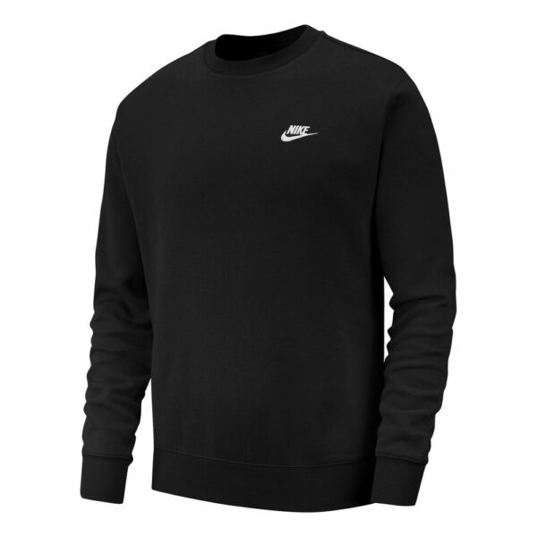 Nike Sportswear Club Sweatshirt Herren - Schwarz, Weiß, Größe L