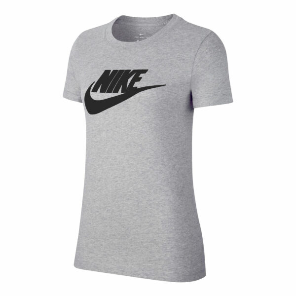 Nike Sportswear Essential T-Shirt Damen - Grau, Schwarz, Größe M