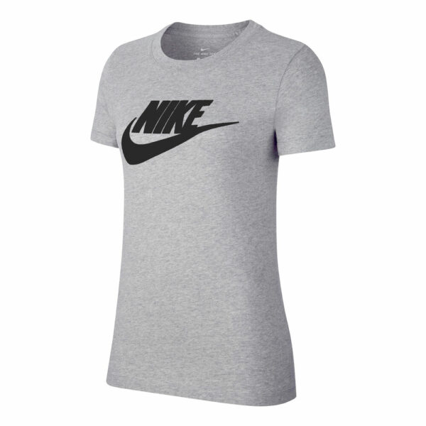 Nike Sportswear Essential T-Shirt Damen - Grau, Schwarz, Größe S