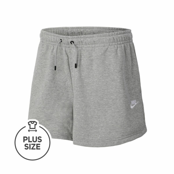 Nike Sportswear Plus Size Shorts Damen - Hellgrau, Größe XL