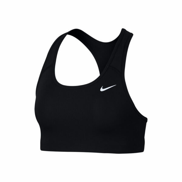 Nike Swoosh Sport-BH Damen - Schwarz, Weiß, Größe XS