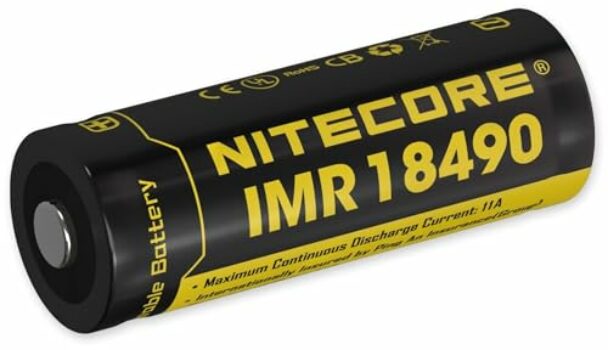 NiteCore 18490IMR Spezial-Akku 18490 Li-Ion 3.7V 1100 mAh