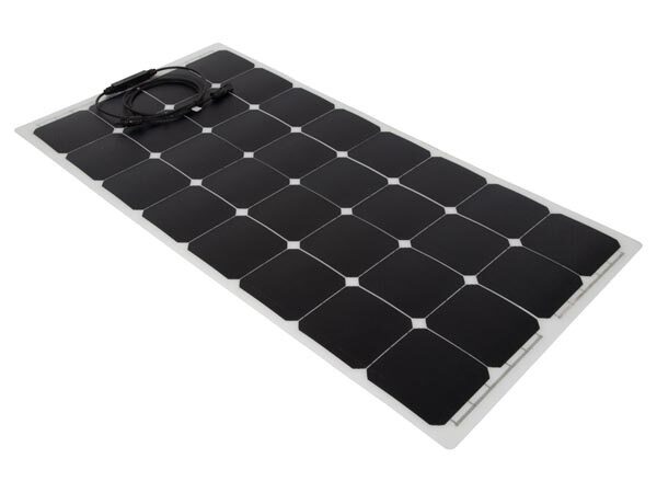 Perel Solarmodul mit hohem Wirkungsgrad - 100W - 12V - Flexibel