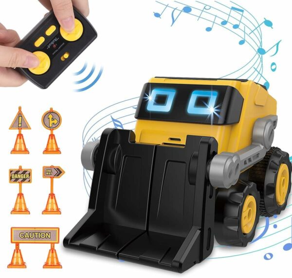 REMOKING Roboter Spielzeug für Kinder, Programmierbarer Roboter Spielzeug, RC Spielzeug Roboter mit Ton und Licht, Spielzeug Roboter ab 3 Jahre