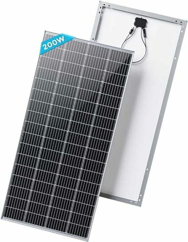 RENOGY 200W 12 Volt Solarpanel Monokristallin Solarmodul Photovoltaik Solarzelle Ideal zum Aufladen von 12V Batterien Wohnmobil Garten Camper Boot