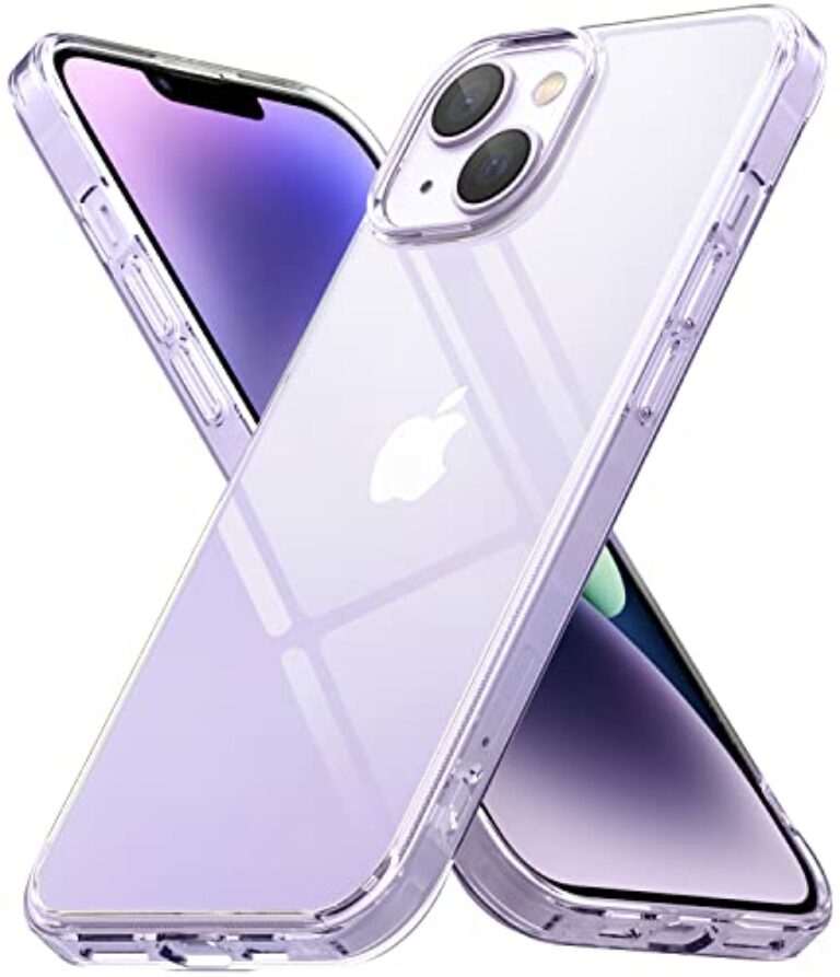 Ringke Fusion Case Kompatibel mit iPhone 14 Hülle (6.1"), Kratzfeste Nie Vergilbung Transparent Handyhülle für iPhone 14 6.1 Zoll (2022) - Clear