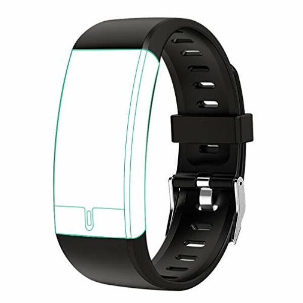 Smartwatch Strap, Armband Kompatibel mit DigiKuber Fitness Tracker ECG Smart Watch E66 (Schwarz)