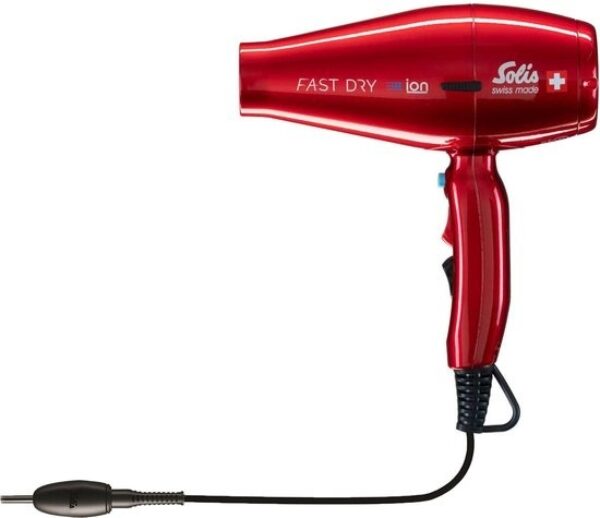 Solis Fast Dry 360º Ionic 381- Haartrockner - Haartrockner Professional - Rot
