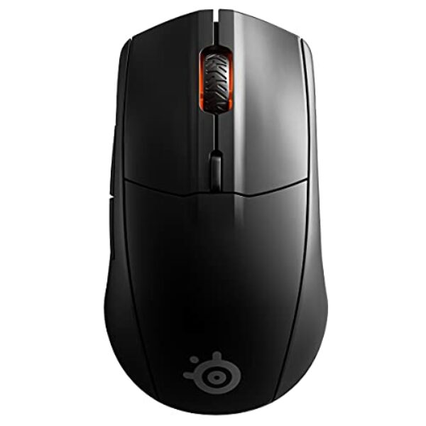 SteelSeries Rival 3 Wireless - Wireless Gaming-Maus - Über 400 Stunden Akkulaufzeit - Dual Wireless 2.4 GHz und Bluetooth 5.0 - 60 Millionen Klicks, Schwarz