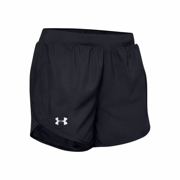 Under Armour Fly-By 2.0 Shorts Damen - Schwarz, Silber, Größe L