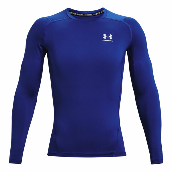 Under Armour Heatgear Comp Longsleeve Herren - Blau, Größe L