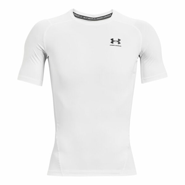 Under Armour Heatgear Comp T-Shirt Herren - Weiß, Schwarz, Größe XL