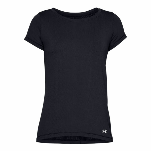 Under Armour Heatgear T-Shirt Damen - Schwarz, Silber, Größe S