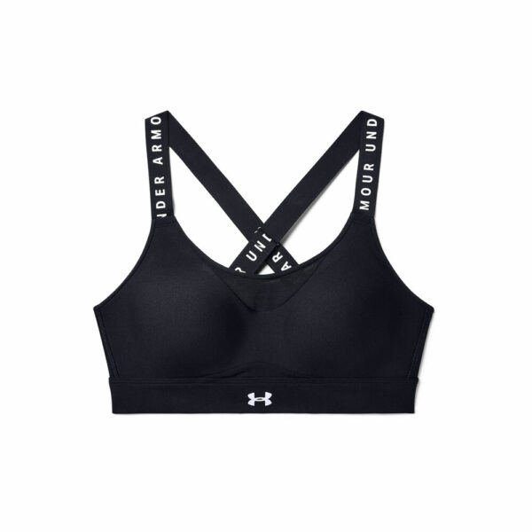 Under Armour Infinity High Sport-BH Damen - Schwarz, Größe L