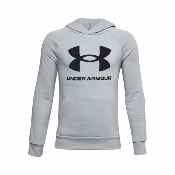 Under Armour Rival Hoody Jungen - Hellgrau, Schwarz, Größe M