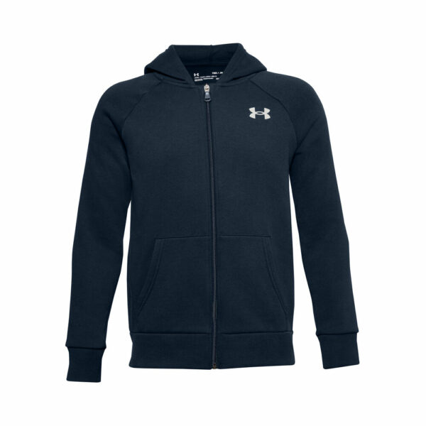 Under Armour Rival Sweatjacke Jungen - Dunkelblau, Creme, Größe XL