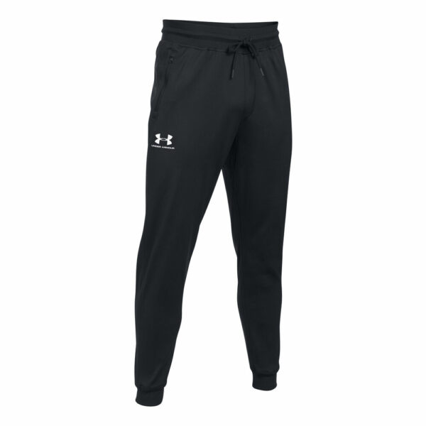 Under Armour Sportstyle Tricot Trainingshose Herren - Schwarz, Weiß, Größe XL