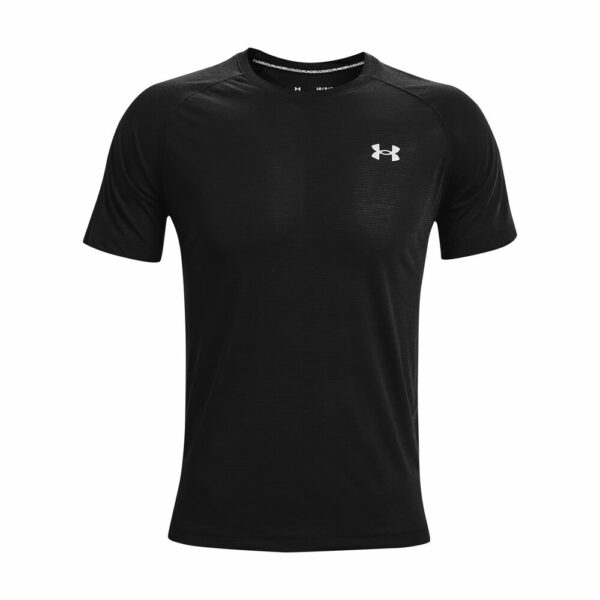 Under Armour Streaker T-Shirt Herren - Schwarz, Silber, Größe XXL