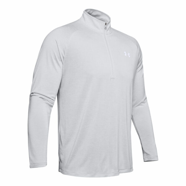 Under Armour Tech 2.0 Half-Zip Longsleeve Herren - Hellgrau, Grau, Größe L