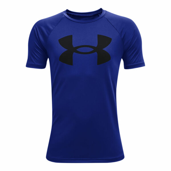 Under Armour Tech Big Logo T-Shirt Jungen - Blau, Schwarz, Größe L